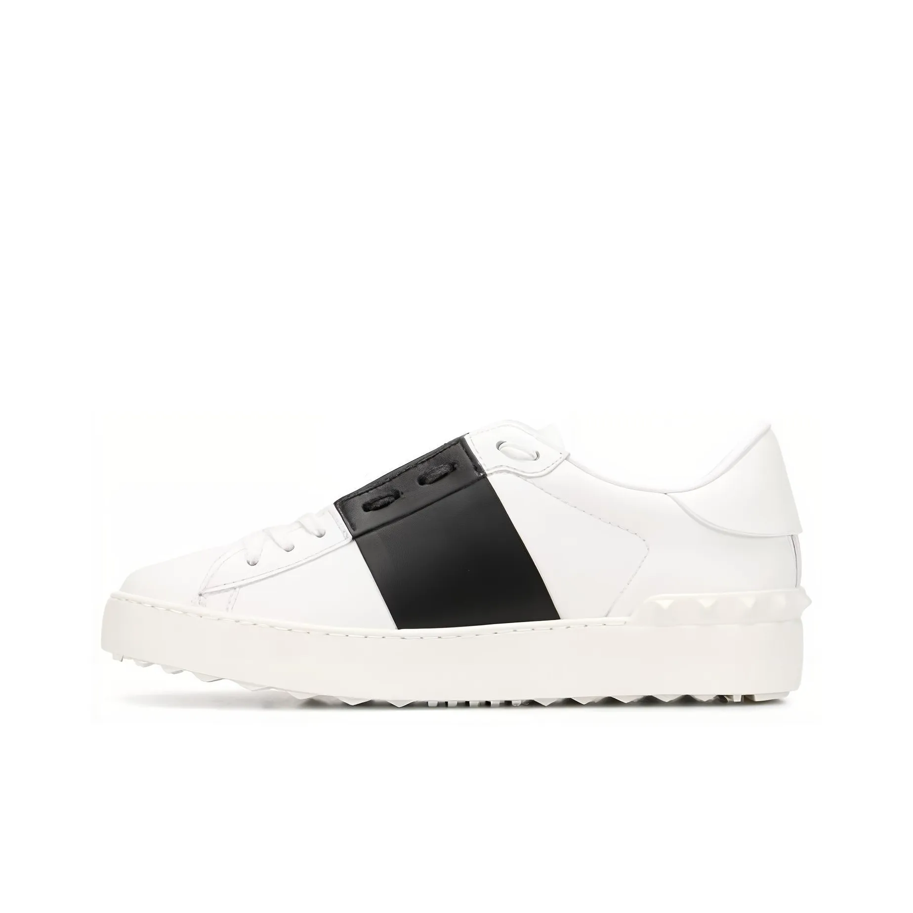 Valentino Open Skateboard Shoes Women's Low-Top White/Black