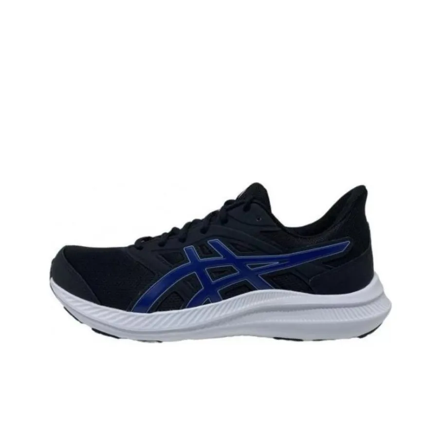 Asics Jolt 4 Амортизация Устойчивый к истиранию Дышащие Низкие Кроссовки для бега Мужские Черные Синие