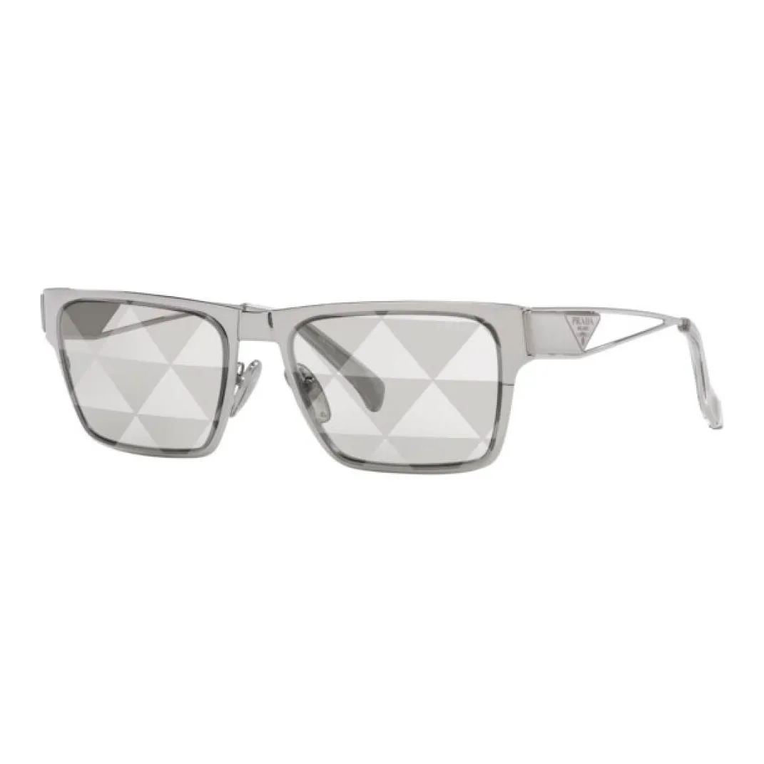 PRADA Metal fois Sunglasses Men's Silver