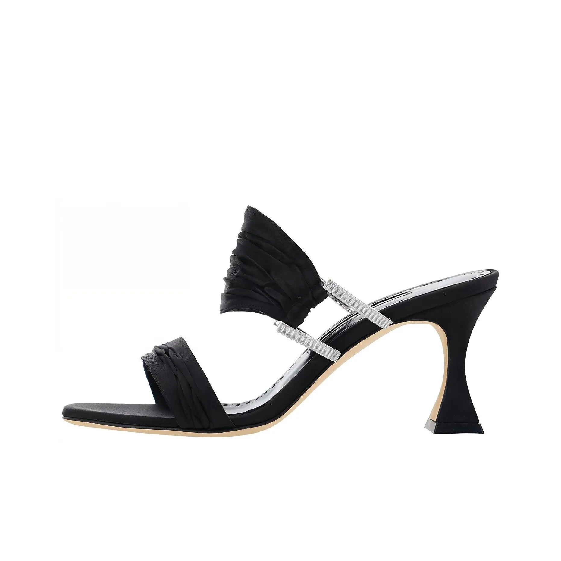 MANOLO BLAHNIK Chinap 70mm Satin Mules