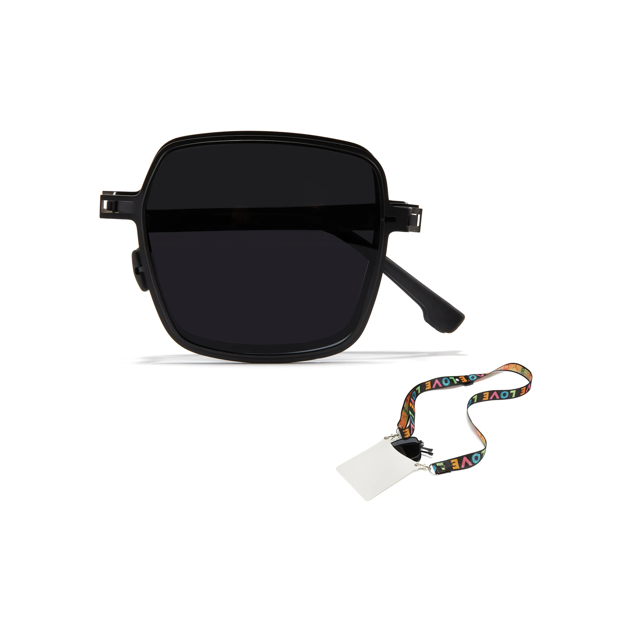 CYXUS PC Квадратные Солнцезащитные очки Унисекс Черный Синий Кофейный Красный