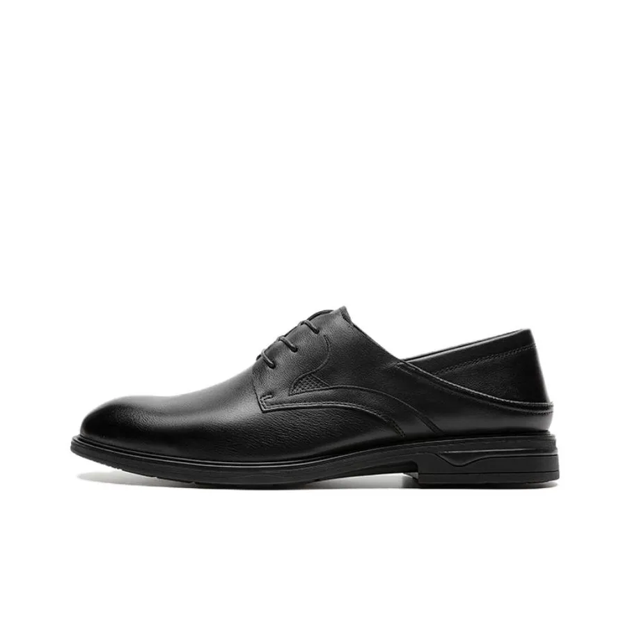AOKANG Dress Shoes Men's Low Top Black