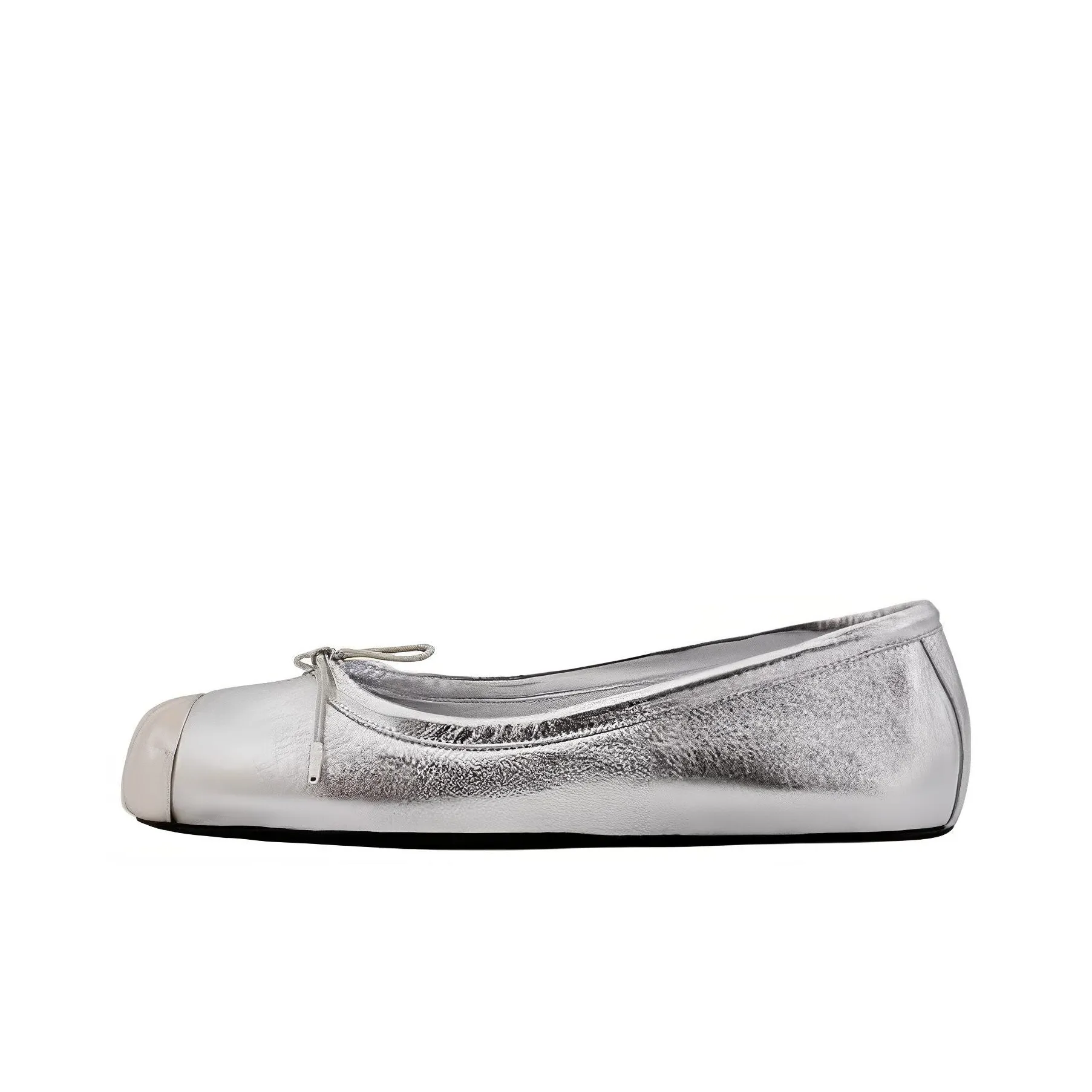 Alexander McQueen Bow-Detailed Ballerina Flat Shoes Women's