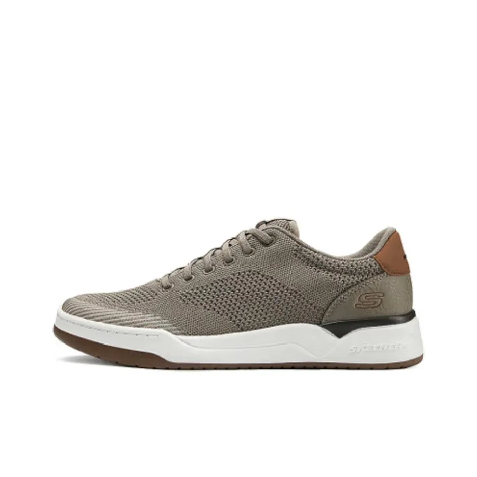 Skechers Cushioning Anti Slip And ref Resistant Low Top Casual Shoes Men's Taupe