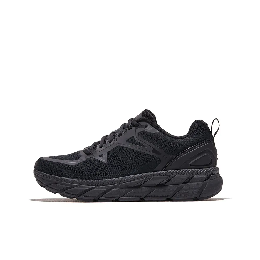 HOT POTATO Cushioning Rebound Wear Resistant Lightweight Breathable Low Top PO EVA Casual Running Shoes Unisex Black