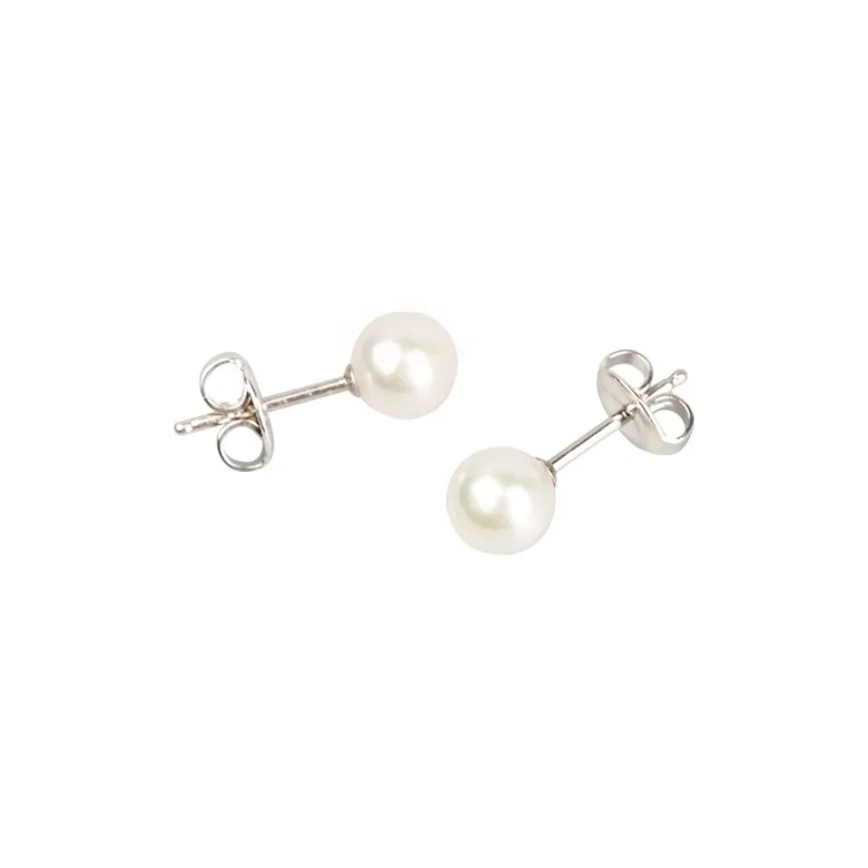 MIKIMOTO Mother Of Pearl Stud Earrings Women's