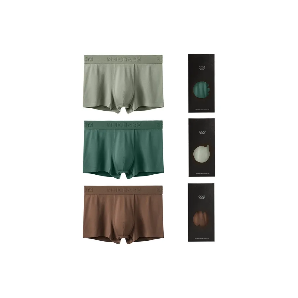 Cotton Small Inside Boxer Shorts Men's 3 Pack