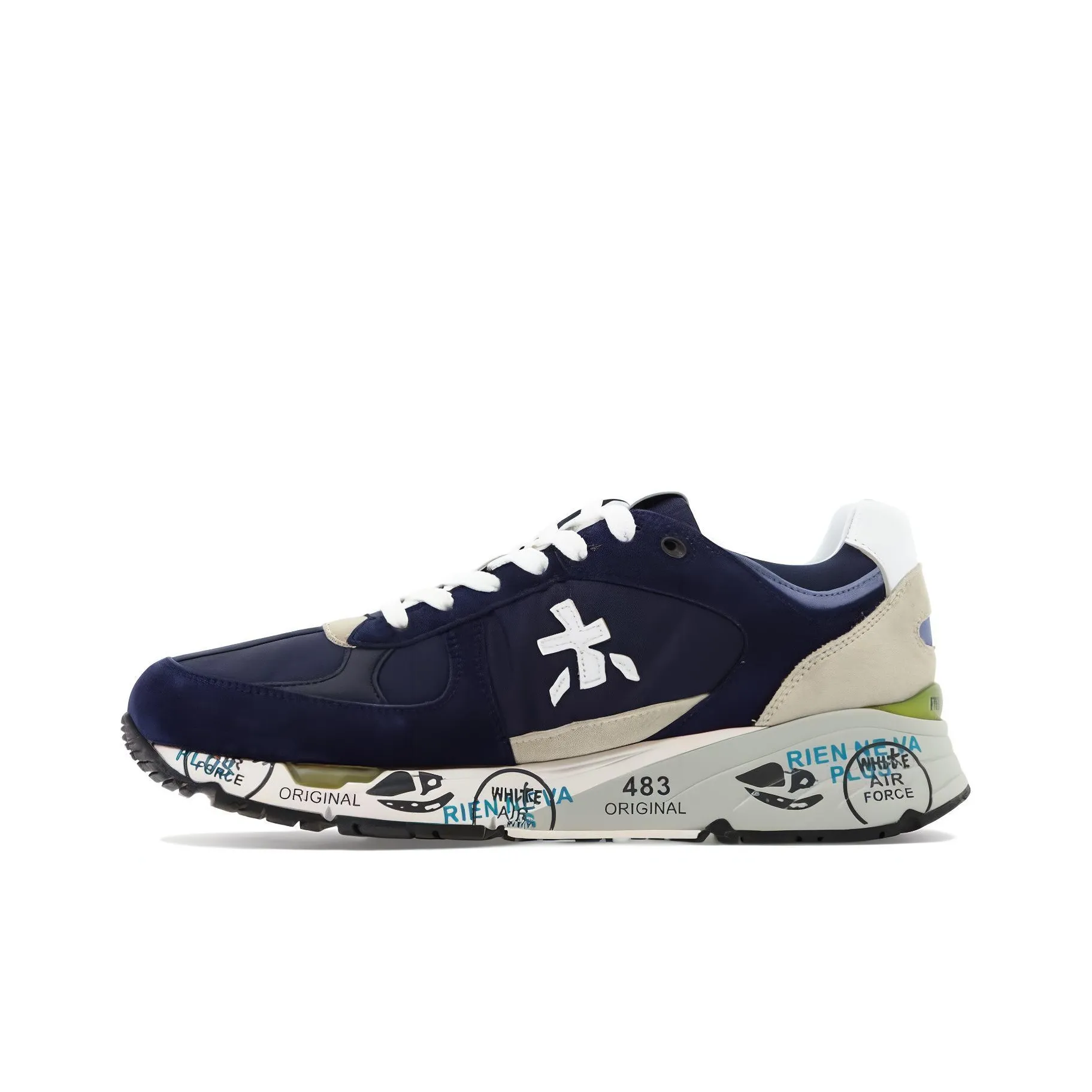 PREMIATA Mase Low Top Casual Shoes Men's Blue