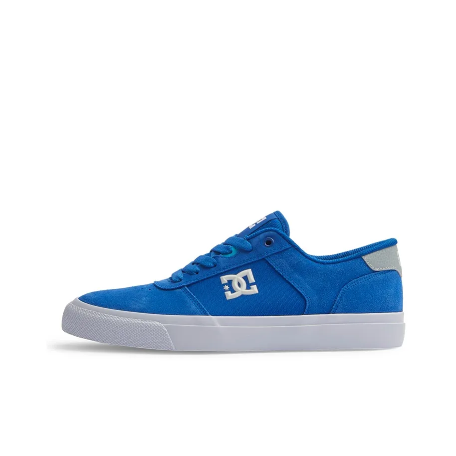 DC Shoes Slip Resistant Shock Absorbers With Abrasion Resistant Properties Low Top Skateboard Shoes Blue