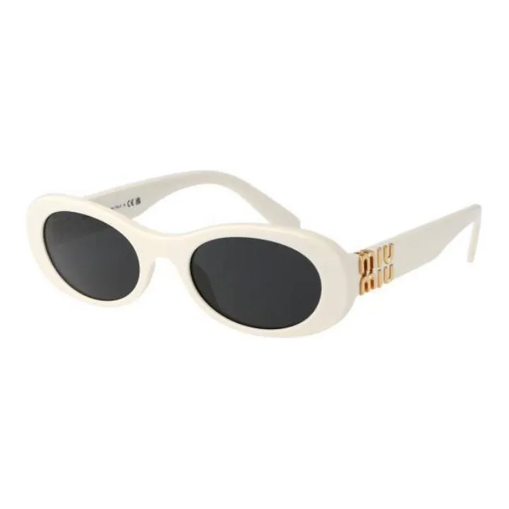 MIU MIU Acetyl Cat Eye Sunglasses Women's White