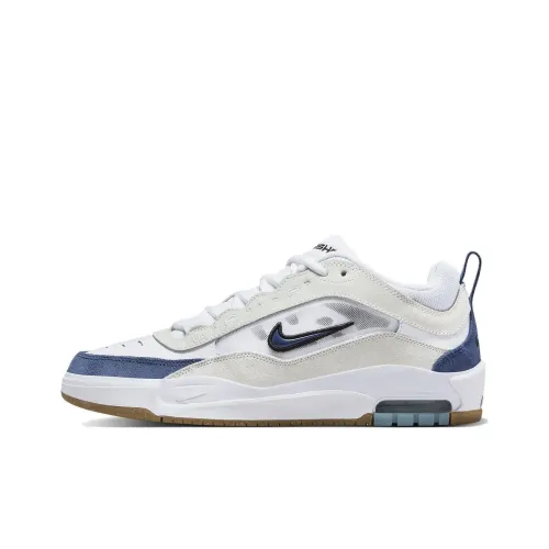 NIKE SB Ishod Кроссовки для скейтбординга Низкие Белые и синие Мужские