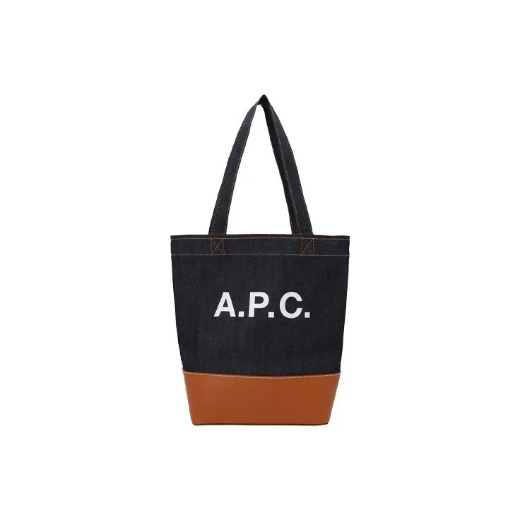 A.P.C . Axelle Two Tone Small Tote Bag