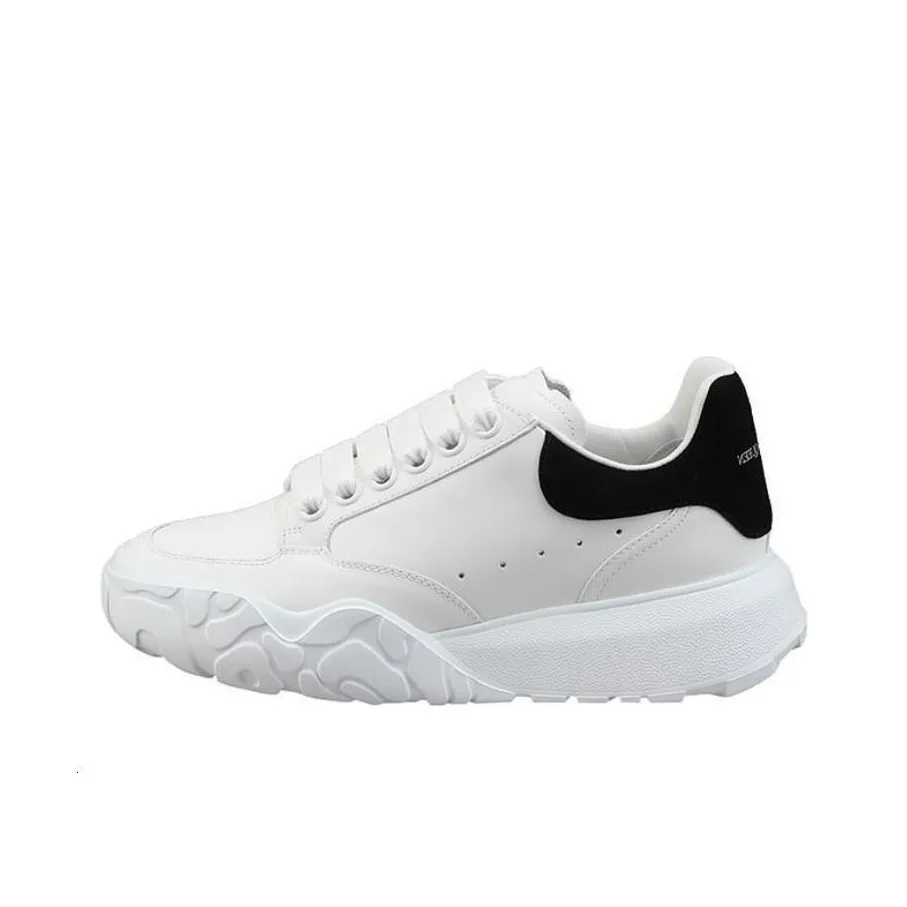 Alexander McQueen Court Trainer Устойчивый к истиранию Низкий Топ Спортивная Повседневная Обувь Женская Белая