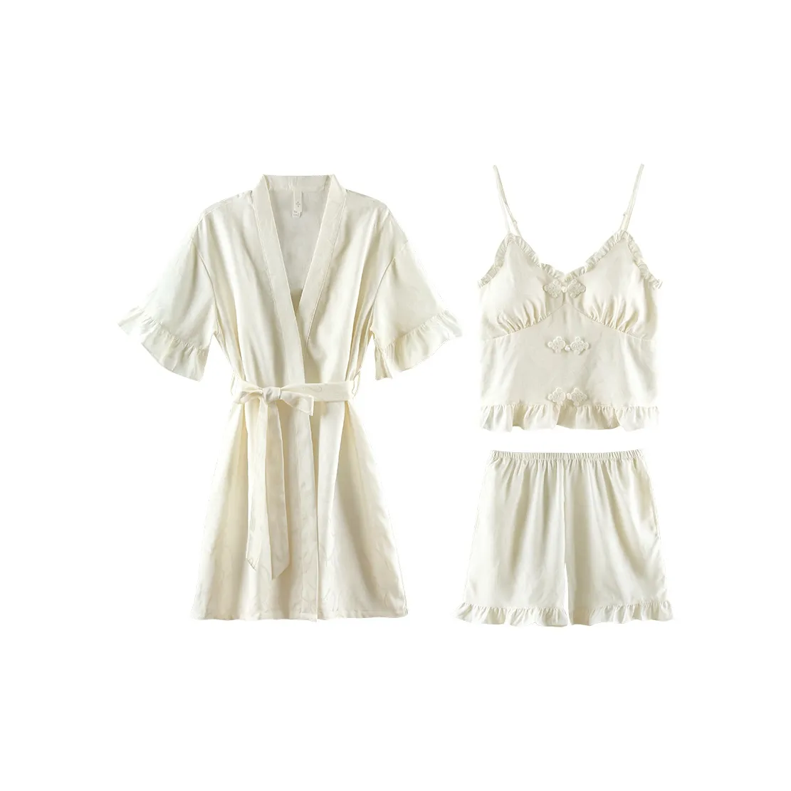 Empowering Words Pajama Set Women's Champagne