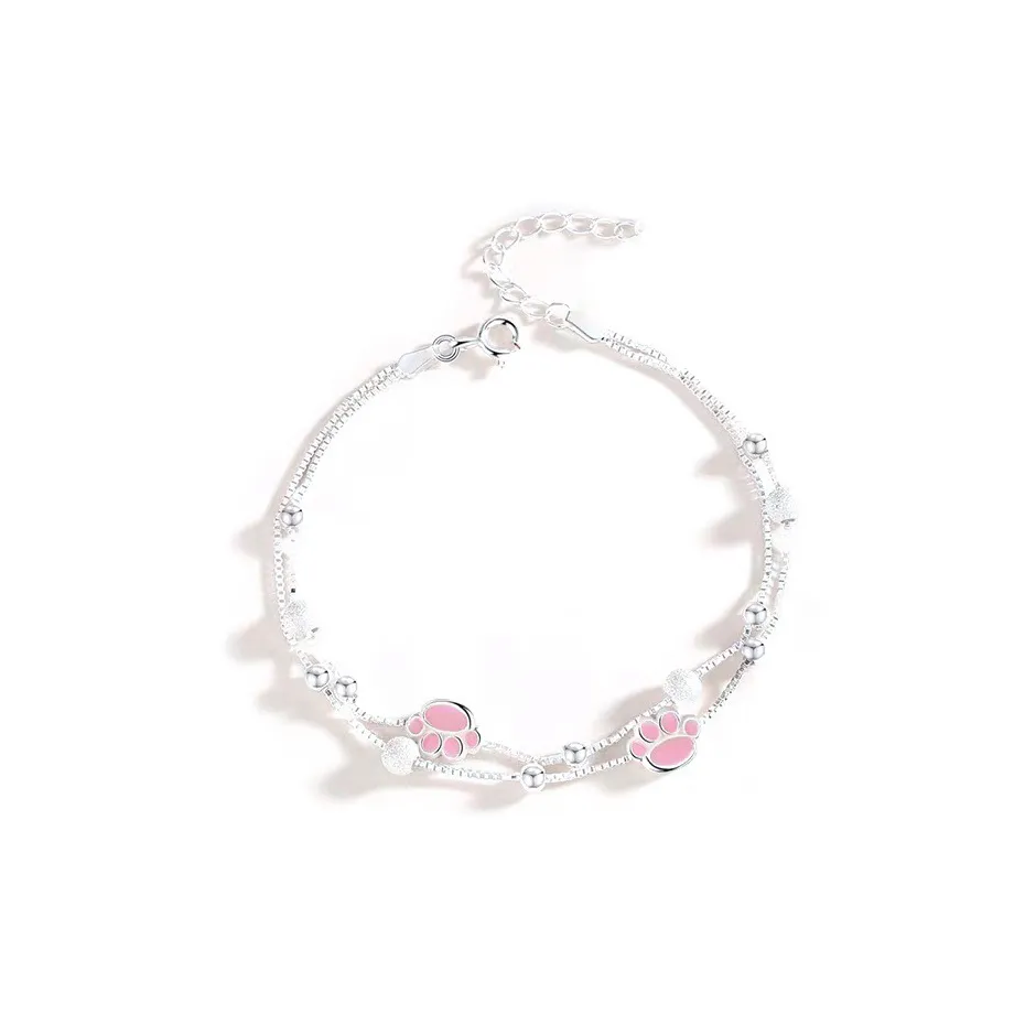 VIGG Компактный и Элегантный Повседневный Универсальный Браслеты с Розовыми Оттенками Женские