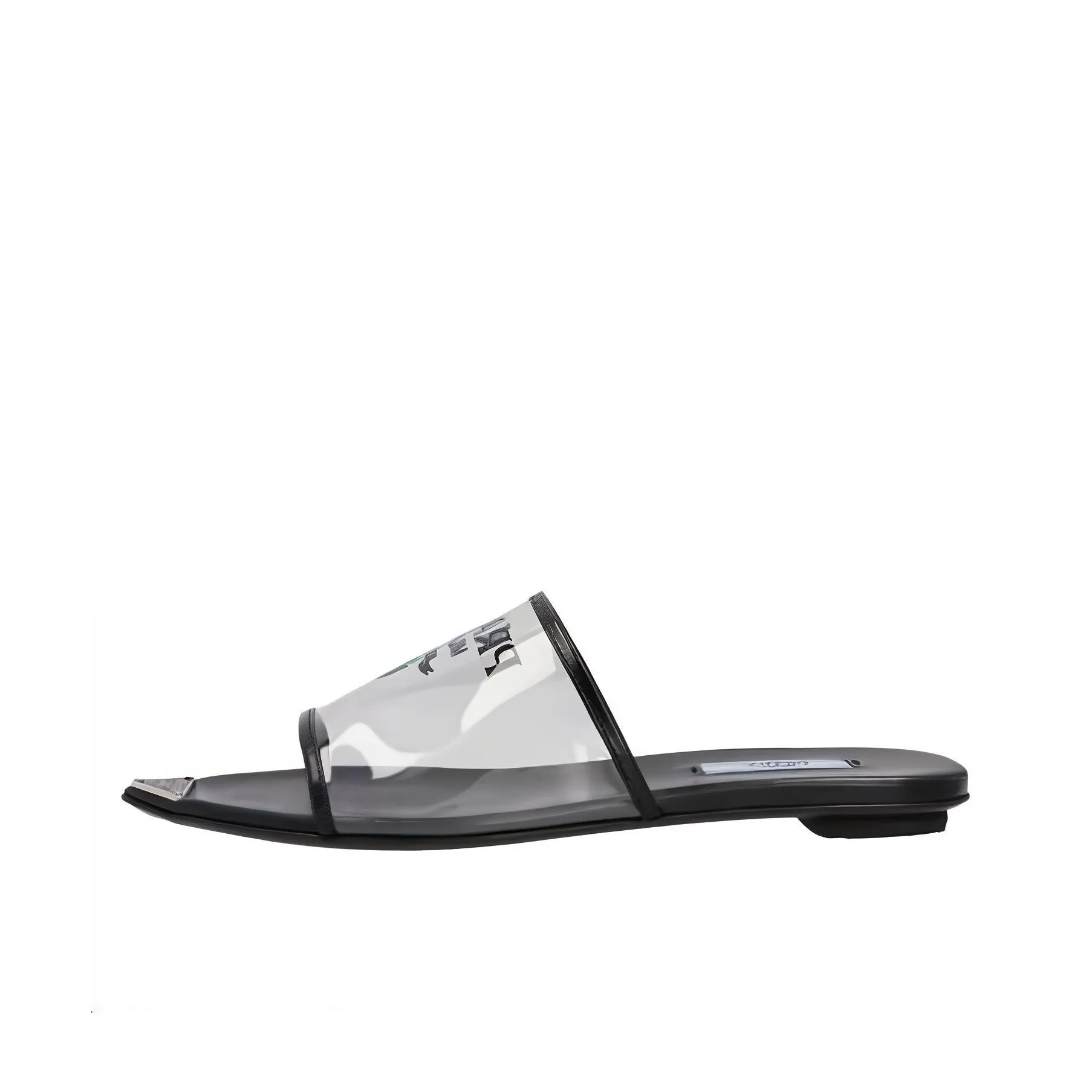 PRADA Slide Slippers Women's Transparent