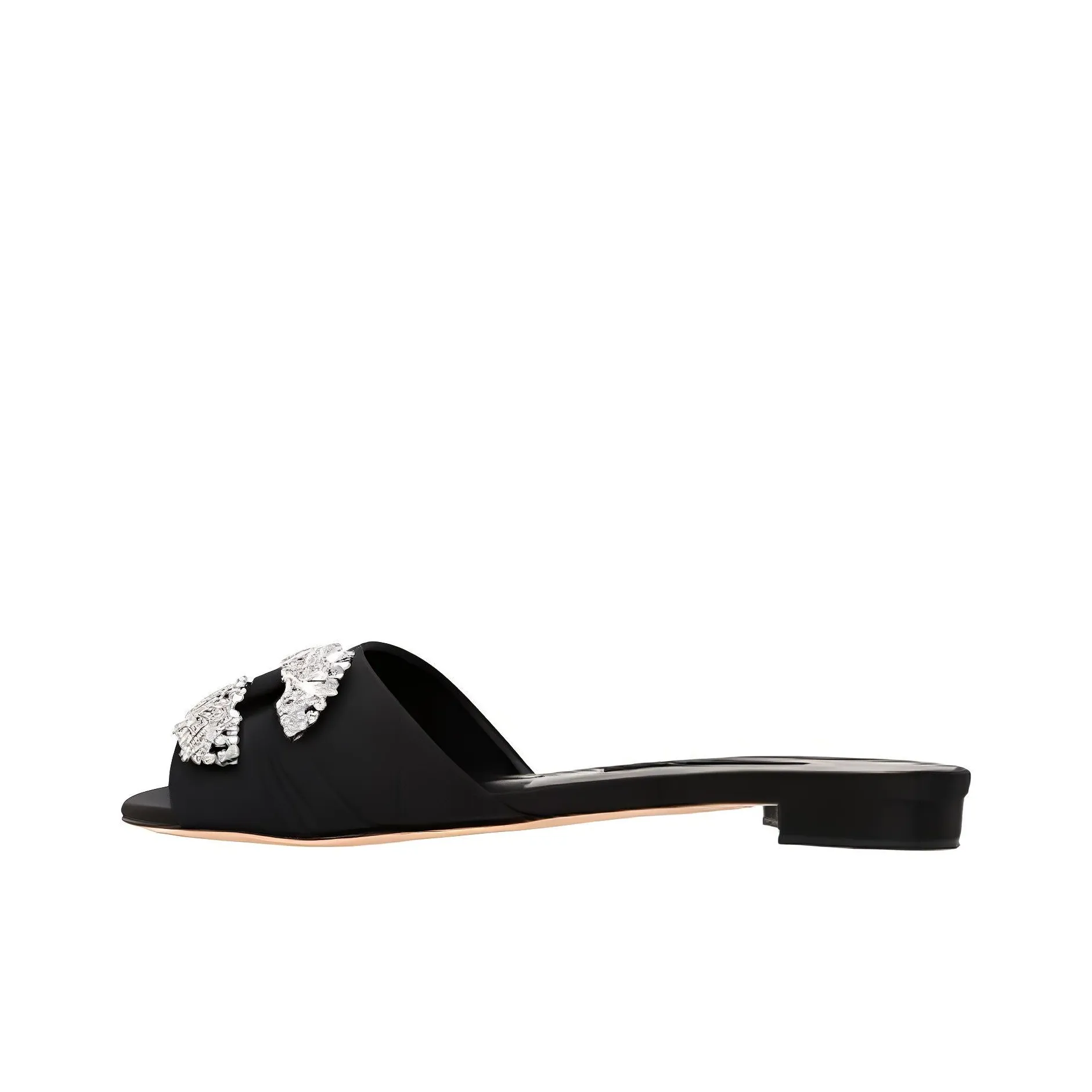 MANOLO BLAHNIK Pralina Satin Sandals