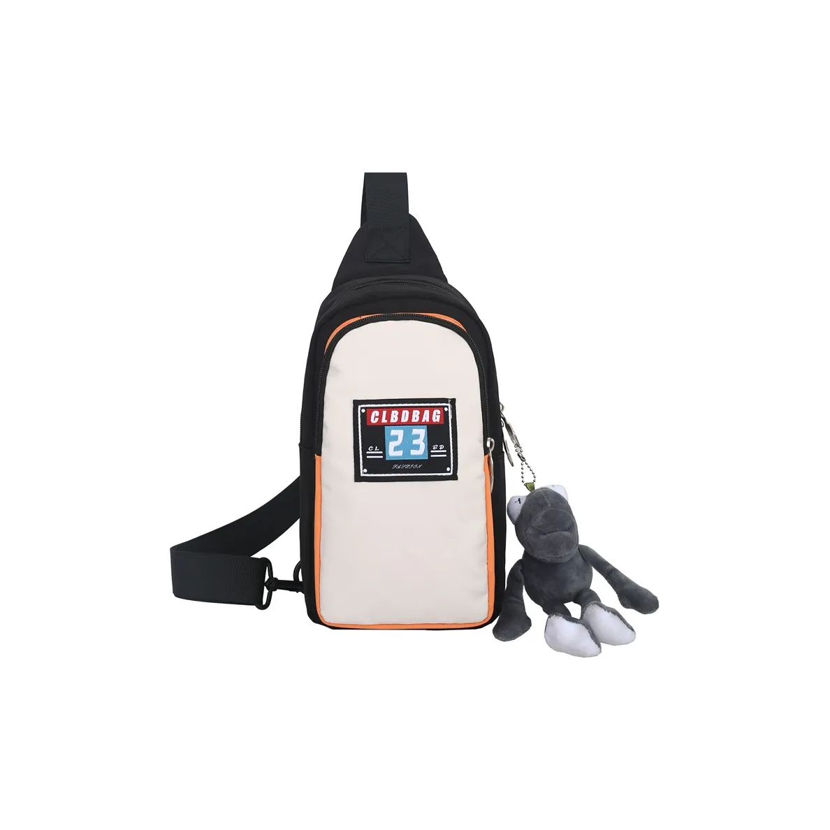 Duoluplo Doron Paul Nylon Sling Bag Regular Unisex Black, Pink, Blue, Pink & Blue