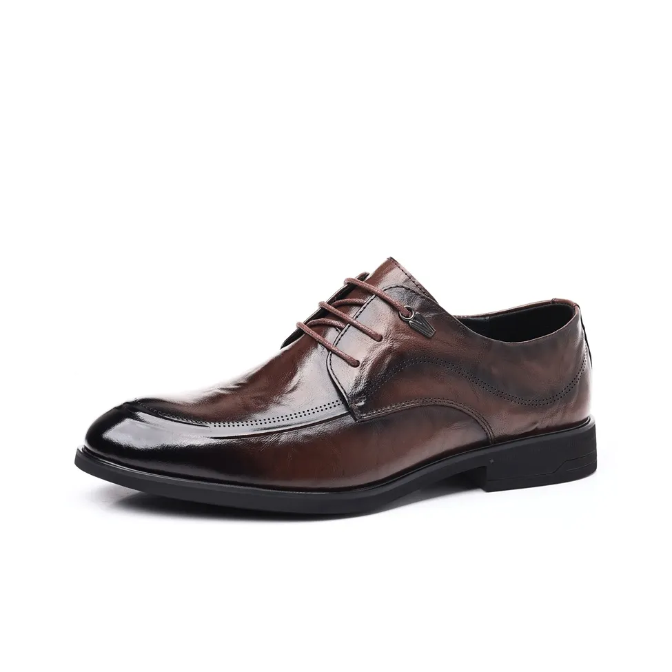 KACHILANG Dress collection Shoes Men Low Top Brown/Black