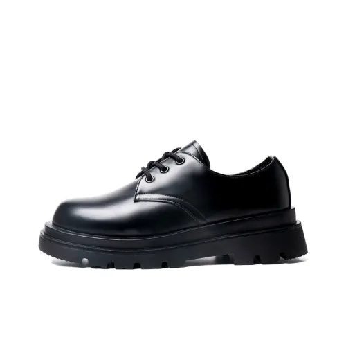 GZZ Мужские повседневные туфли Low Top Черные для мужчин