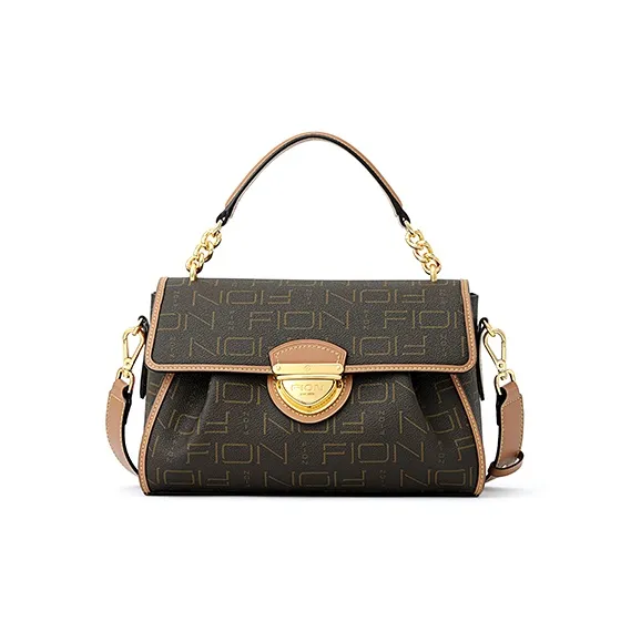 FION Коровья кожа кожа одно плечо сумка женская многоцветная