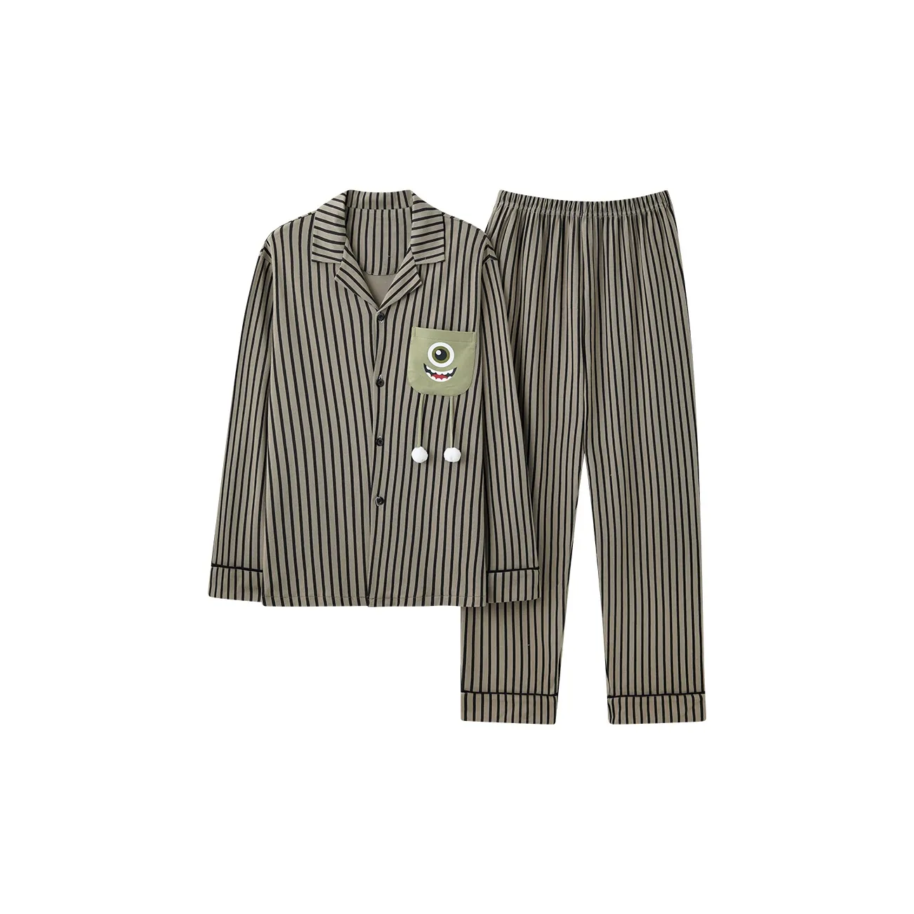 CHUDUAN Pajama Set Men's Stripes