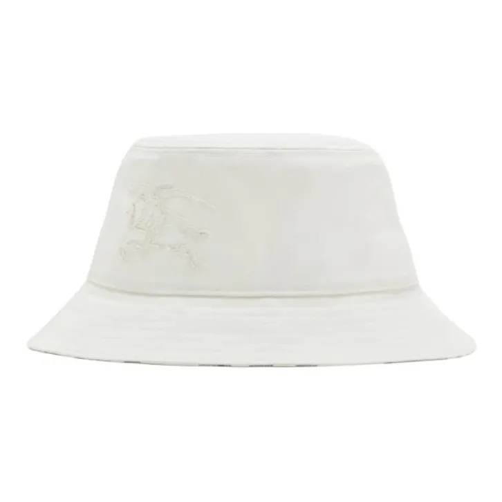Burberry Cotton Bucket Hats Унисекс Белый