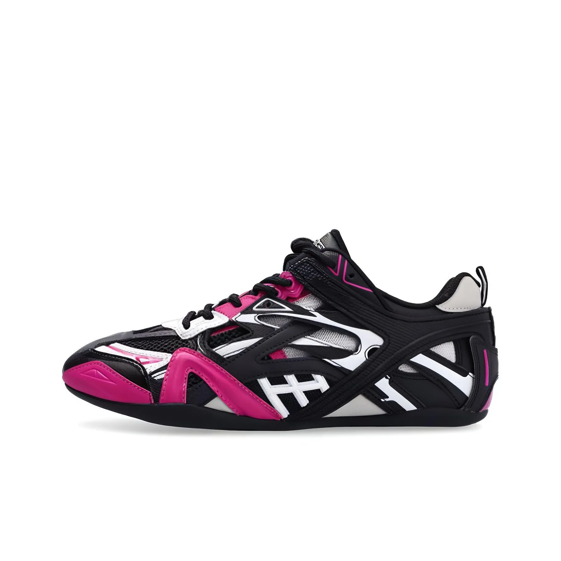 Balenciaga Drive Running Shoes Black/Purple Women's