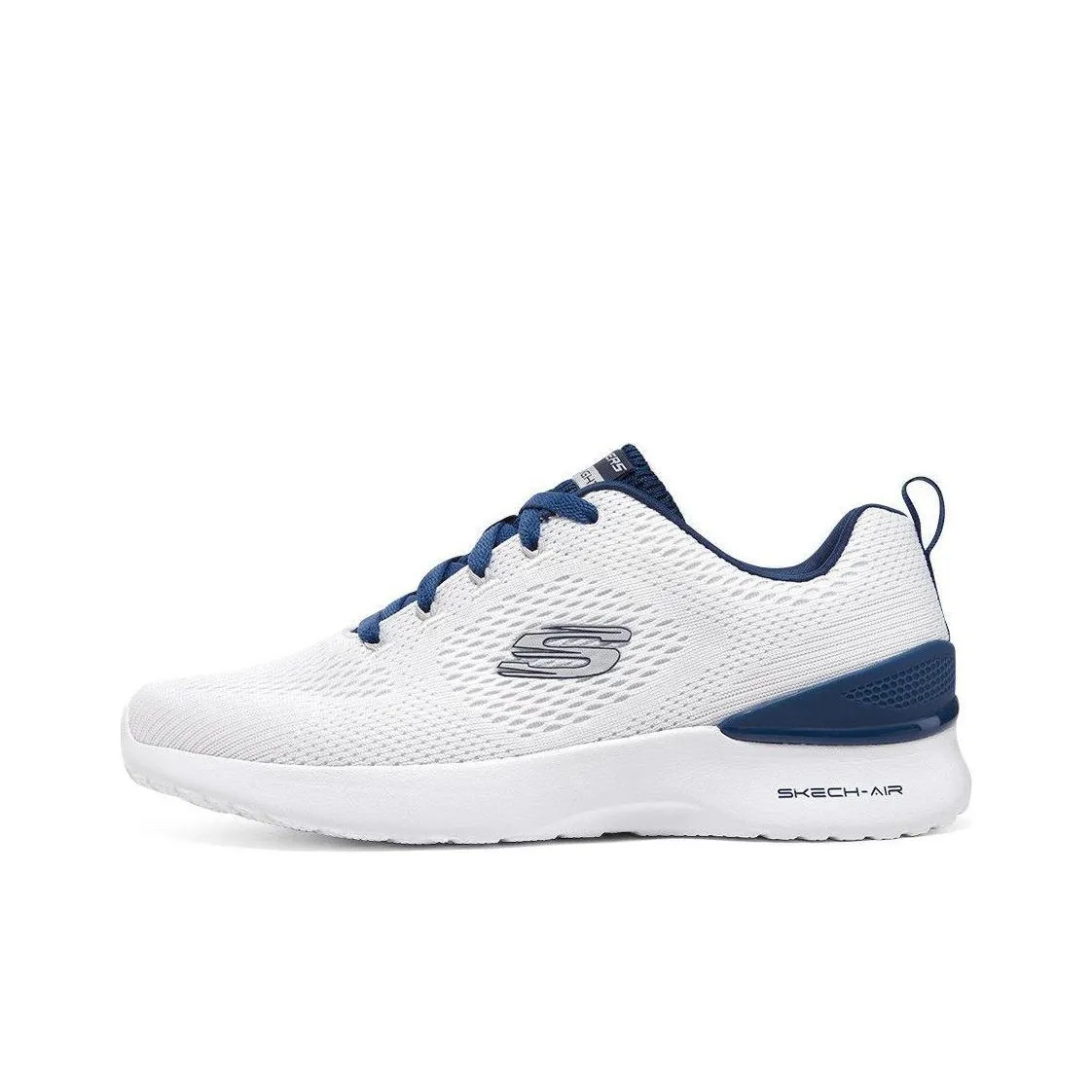 Skechers Skech Air Dynamight Low Top Casual Shoes Men's White Blue