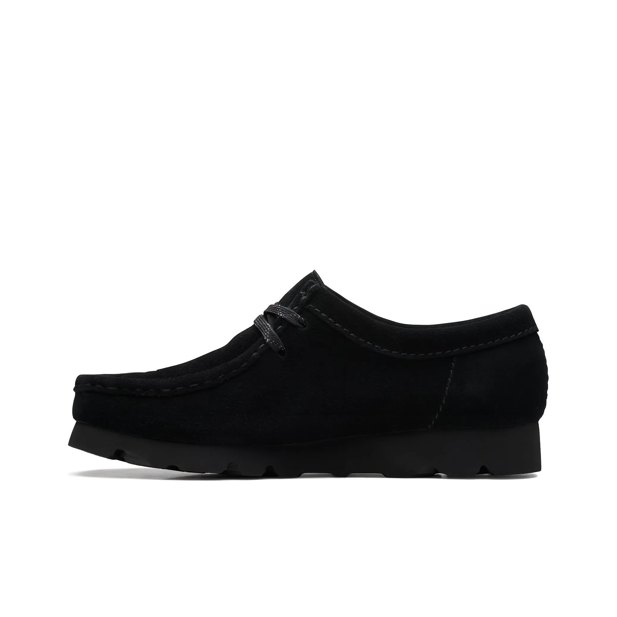 Clarks Originals WALLABEE Low Top Casual Shoes Women's Black