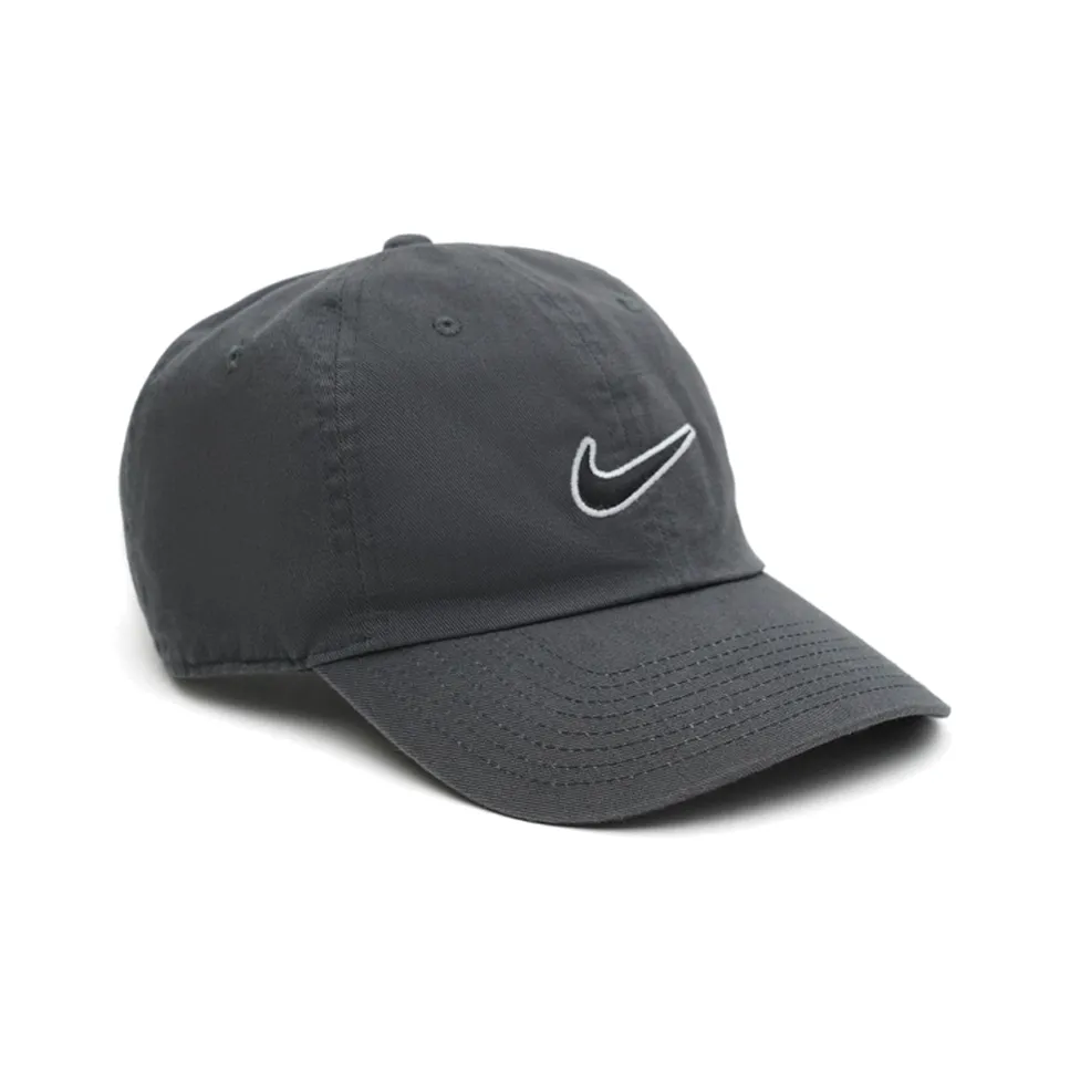 Nike Хлопковые кепки унисекс серые