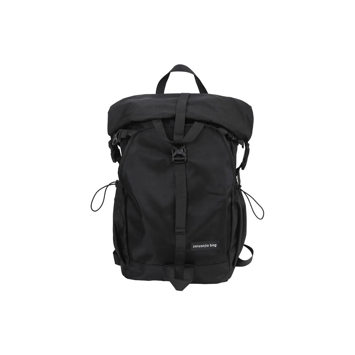 Deli Bear Нейлон С сеткой Рюкзак Стандартный Унисекс Черный Черный и Серый