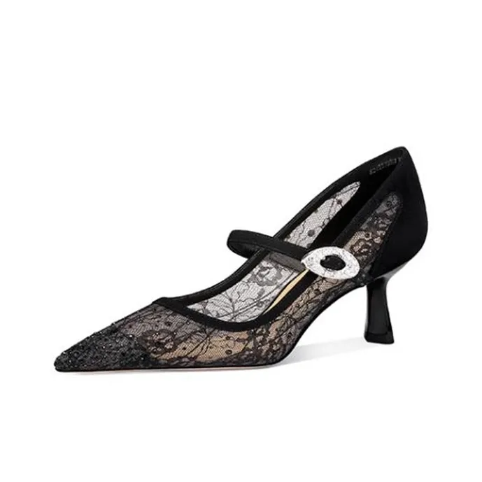 JESSICA SOPHIA Туфли Мэри Джейн с узким каблуком 6 см женские