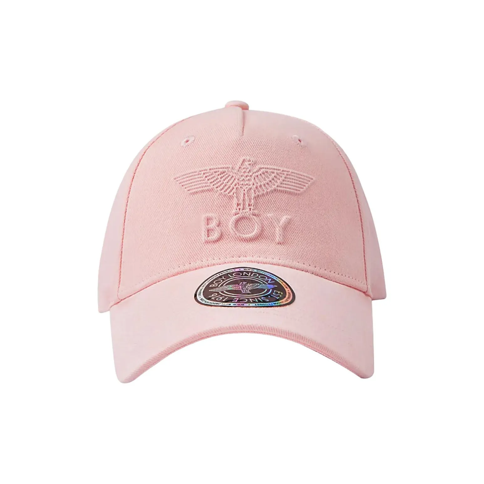 Boy London Cotton Baseball Caps Unisex Pink