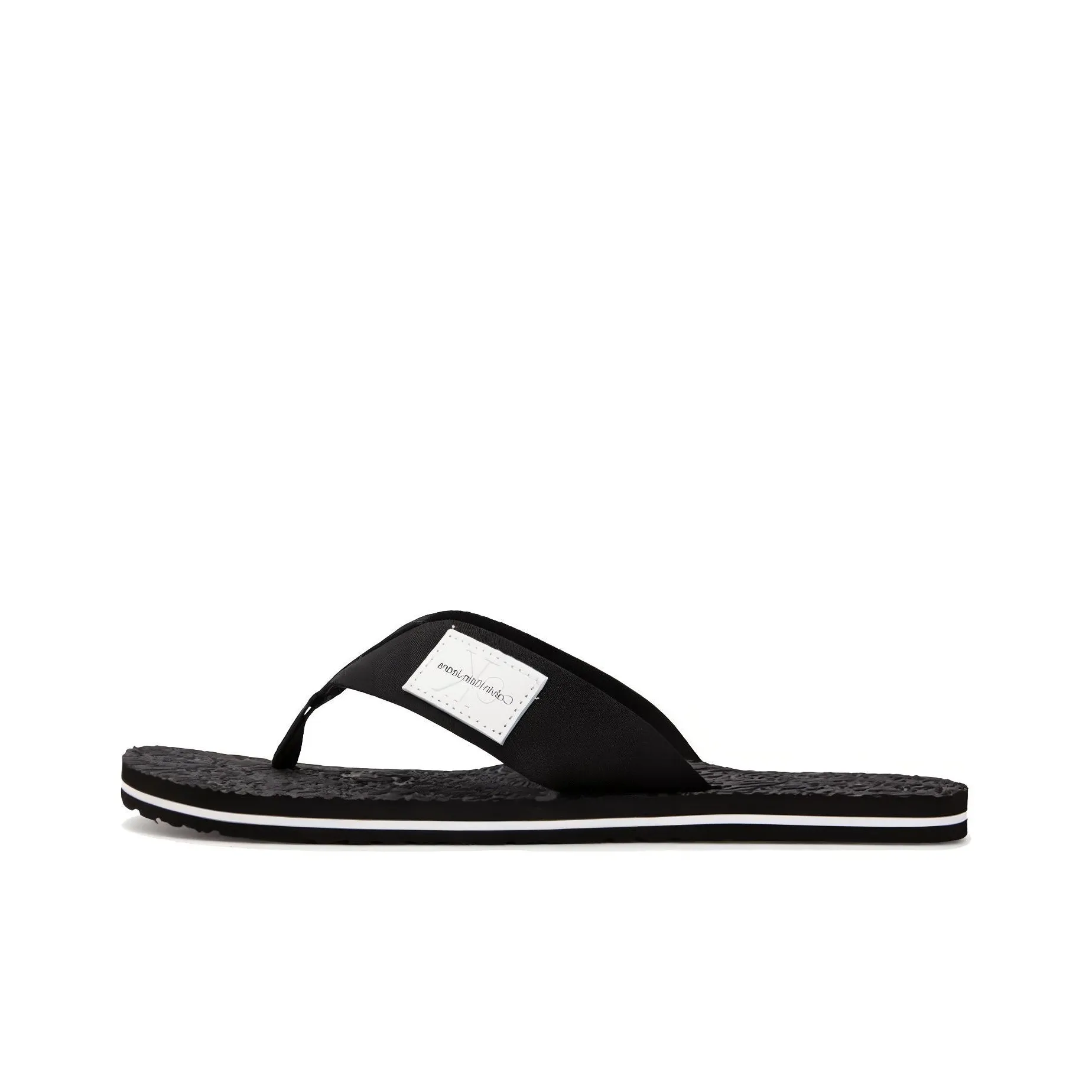 CKJ CALVIN KLEIN JEANS Flip Flops Men's Black
