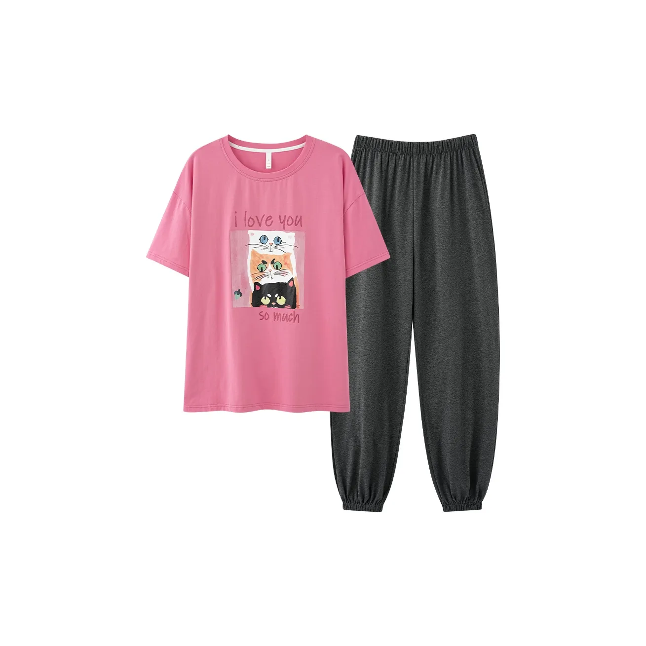 PBENO PD Пижамный комплект женский ярко-розовый