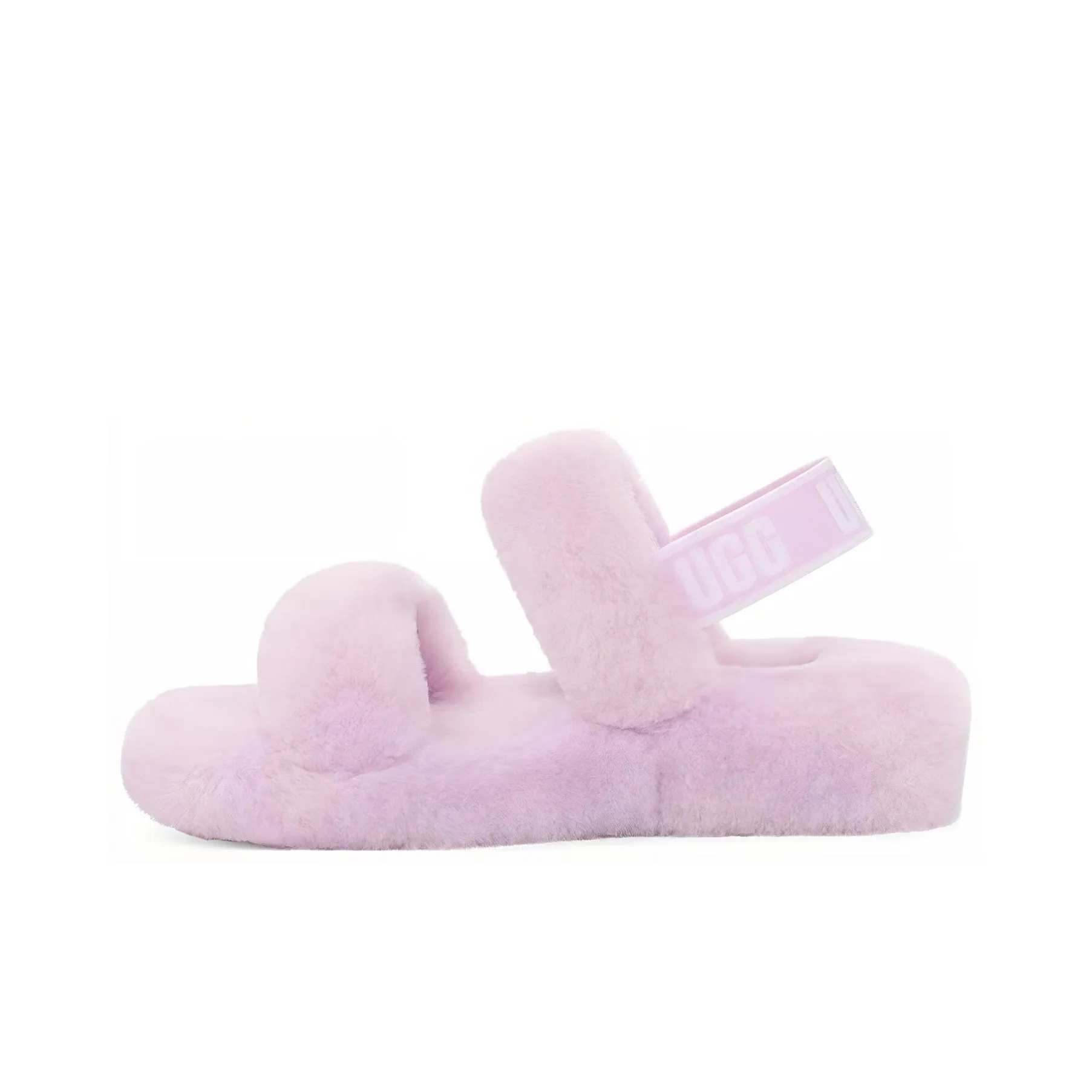 UGG Oh Yeah Fuzzy Slippers Women's Lavender Dusty Purple