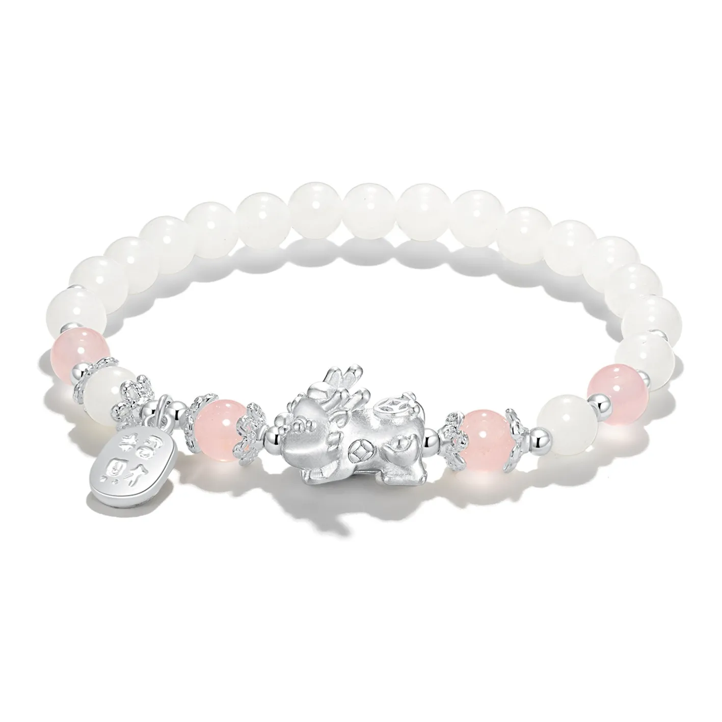 VOEX Bodhi Root Textile Beaded Bracelet Unisex