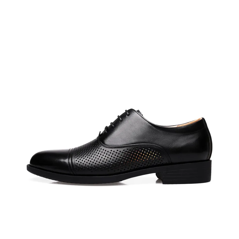 Strongman 3515 Men's Shoes Tri Lace Men's Sandal Leather Shoes Authentic Business Formal Shoes
