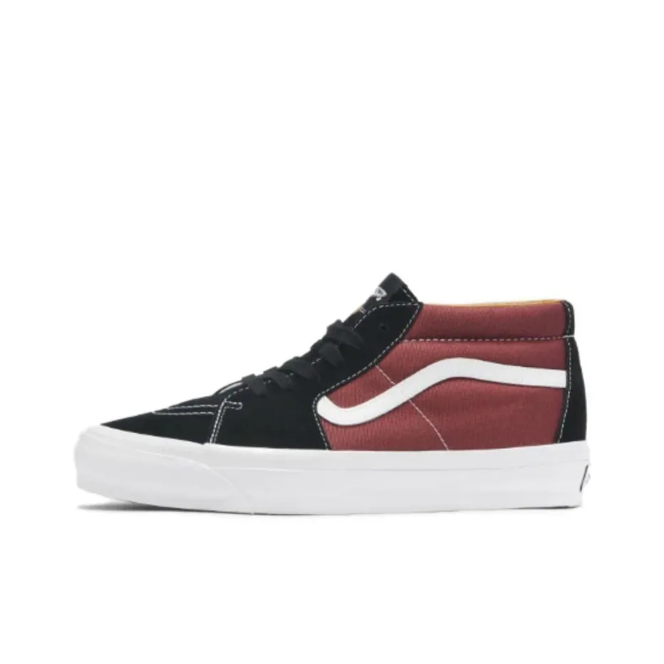 Sk8 Premium Vans Mid 83 'Black Russet Maroon'