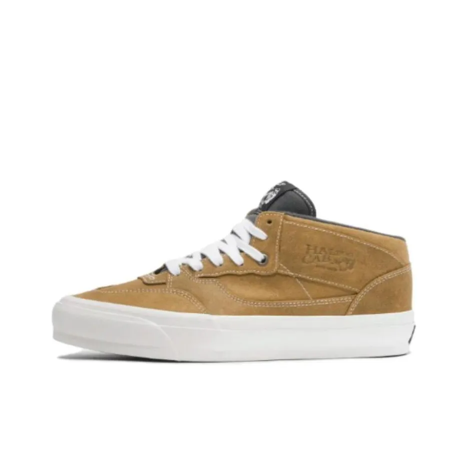 VANS Термозащитный Водонепроницаемый MID Топ Скейтборд Кроссовки Унисекс Золотисто-коричневый