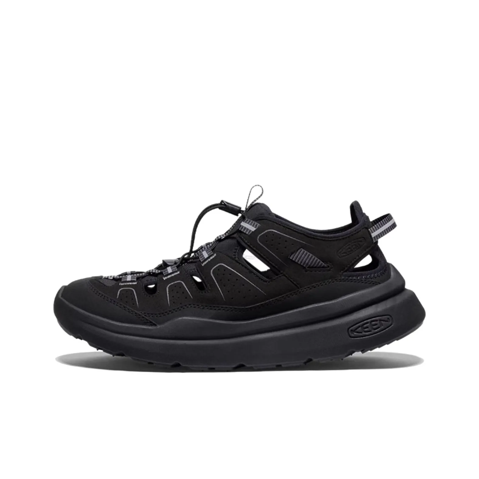 KEEN WK450 Амортизация устойчивый к истиранию дышащий низкий верх повседневный мужской черный