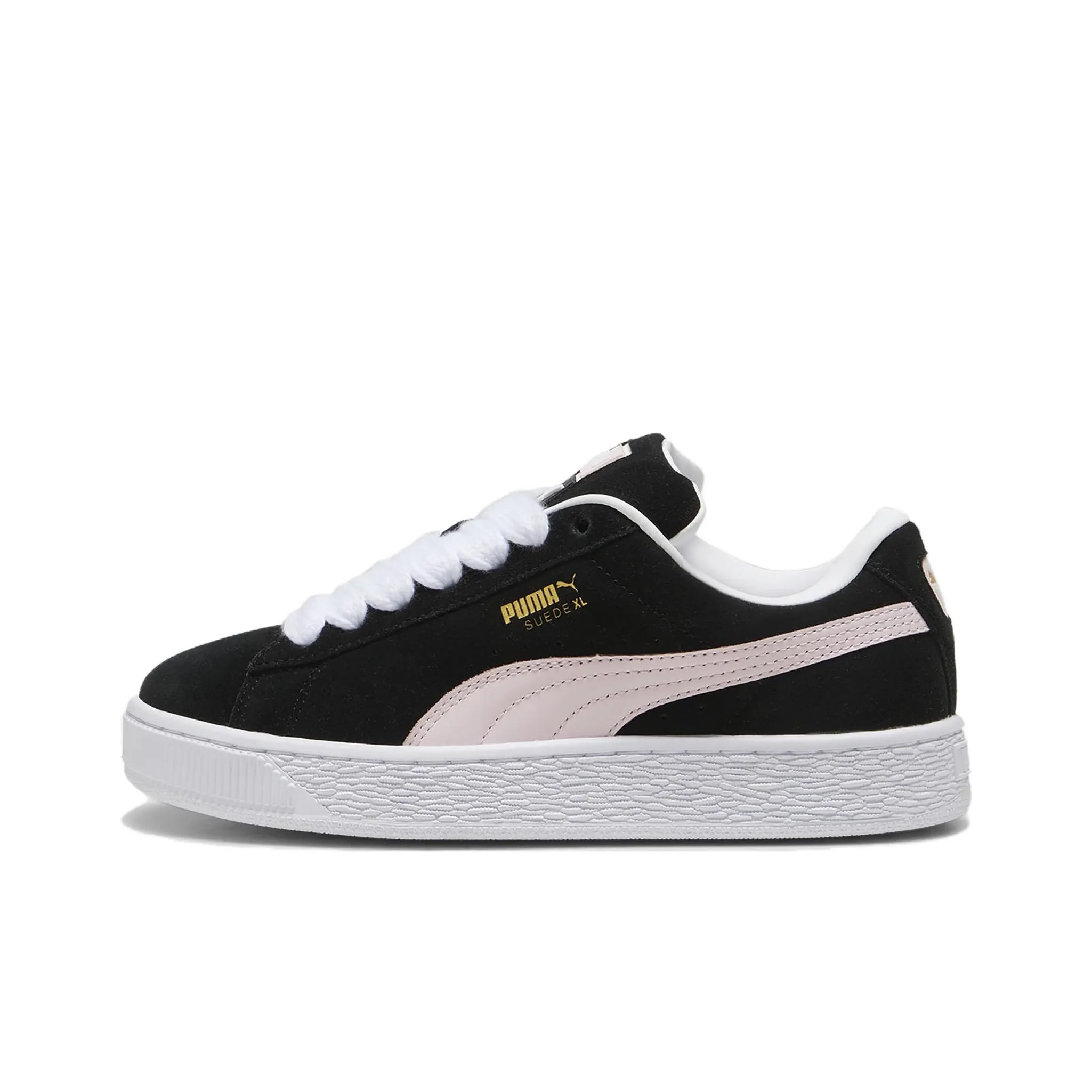 PUMA Suede XL Устойчивые к истиранию Низкие Кроссовки для скейтбординга Унисекс Белый Черный Розовый