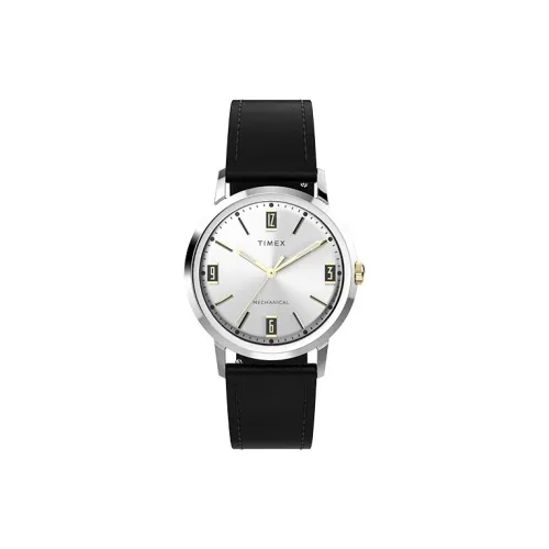 TIMEX Ручной Механический Movement Женские Часы 34 мм Серебряные