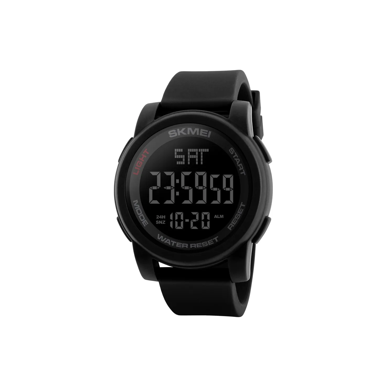 SKMEI Электронный механизм Мужские часы Черный циферблат