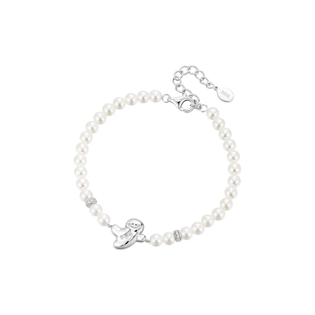 I Do Co. 925 стерлинговое серебро браслеты с жемчугом Swarovski женские