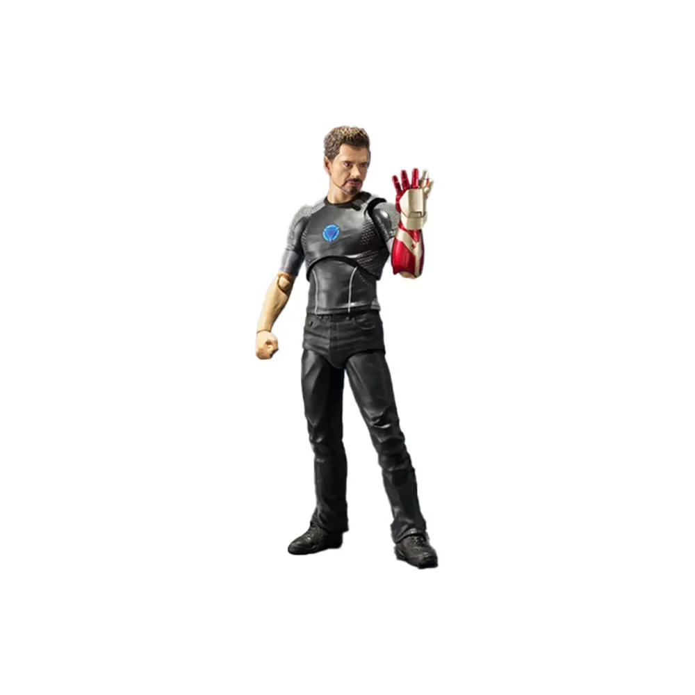 BANDAI Iron Man SHF Tony, Stark, Workbench 14cm Scale Figures