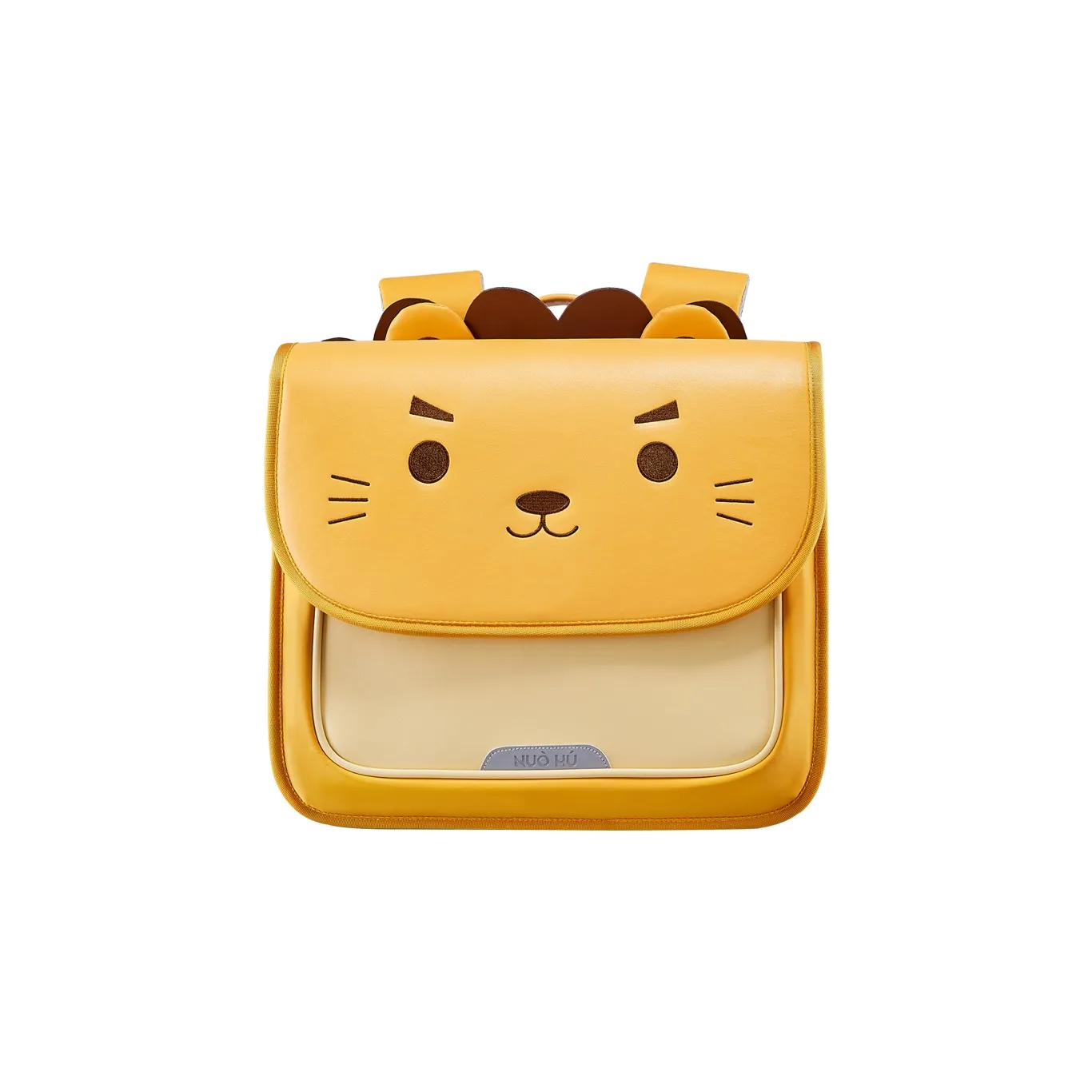 NOHOO Microfiber Synthetic Leather Backpack Student Backpack Regular Children's Romantic Yellow Angel Pink