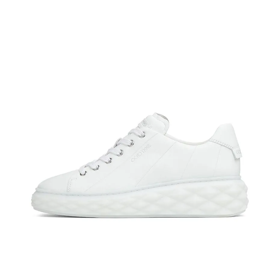 Jimmy Choo Diamond Light Maxi Leather Sneakers