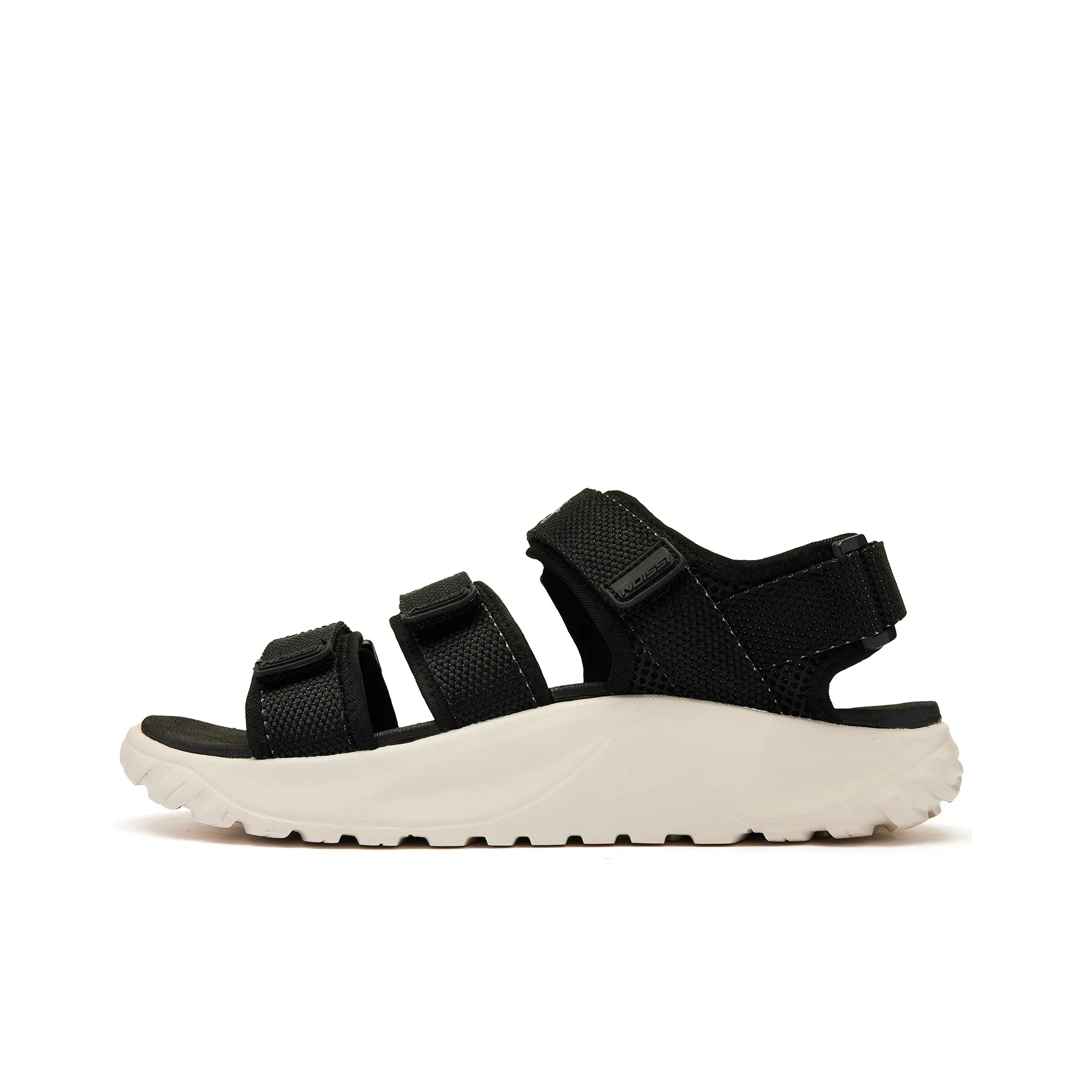 QIAODAN Beach Sandals Men's Black White
